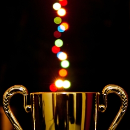 Trophy with lights
