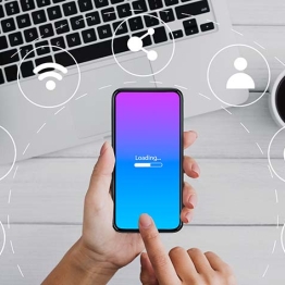 User on mobile phone, authentication