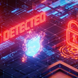 Isometric illustration of a hacking attack or security breach