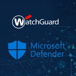 WatchGuard vs Microsoft Defender image with logos