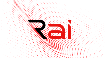 Red Ai text and dots