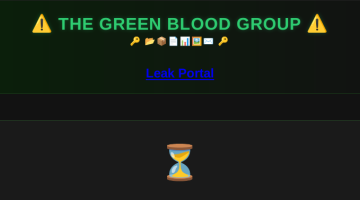 The Green Blood Group DLS Landing Page