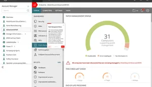 WatchGuard Patch Management demo screen