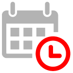 Illustration: Calendar with Clock