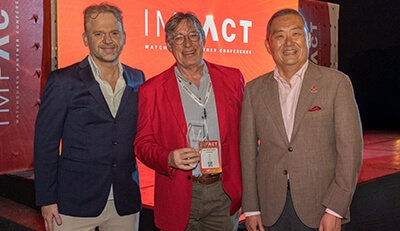 EGS award winner with WatchGuard executives