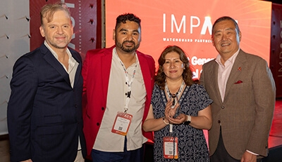 Next Generation Integral Solutions award winners with WatchGuard executives