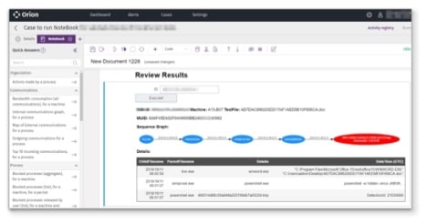 WatchGuard Orion dashboard