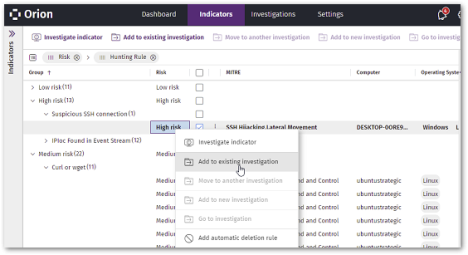 WatchGuard Orion security analytics automation dashboard