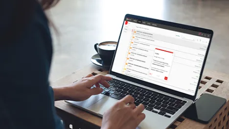 WatchGuard AuthPoint demo showing on a laptop screen