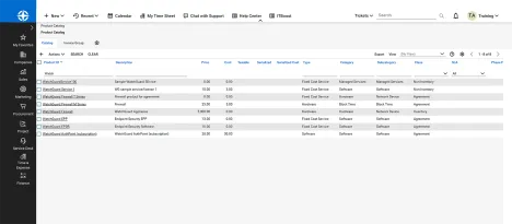 Enlarge WatchGuard + ConnectWise integration screen