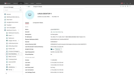 Enlarge WatchGuard Agent screen