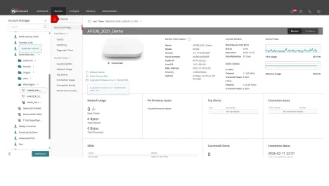 Enlarge WatchGuard Cloud dashboard