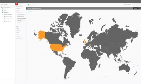 World threat map dashboard