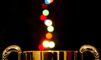 Trophy with lights