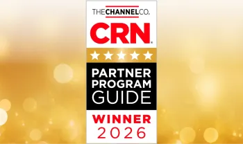 CRN Award on Golden background