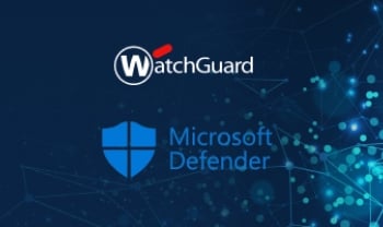 WatchGuard vs Microsoft Defender image with logos
