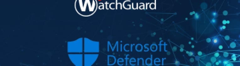 WatchGuard vs Microsoft Defender image with logos