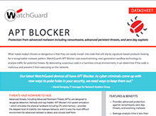 APT Blocker | Unmask Hidden Threats with WatchGuard