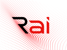 Red Ai text and dots