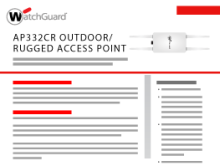 WatchGuard AP332CR Outdoor/Rugged Access Point Datasheet