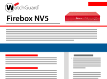 WatchGuard Firebox NV5 Datasheet