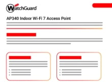 WatchGuard Datasheet: AP340 Access Point