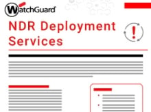 WatchGuard Datasheet: NDR Deployment Services