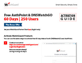 Thumbnail: AuthPoint and DNSWatchGO Activation Guide