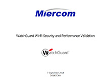 Miniature : Rapport de sécurité Wi-Fi de Miercom