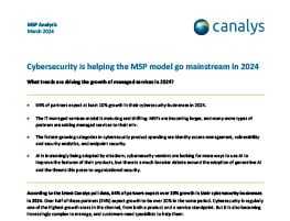 Canalys MSP Report 2024