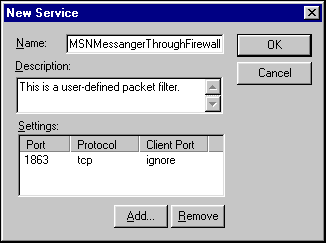 use the client port drop list